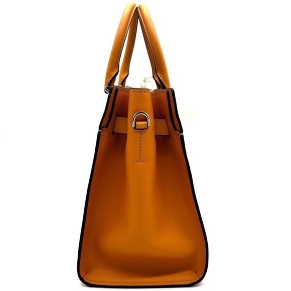 Michael Kors Medium Hamilton Leather Satchel Bag Cider (NWT - Picture 4 of 13